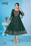 Nithya By Deecee Vatican Printed Flared Kurtis Wholesale Market In Surat
